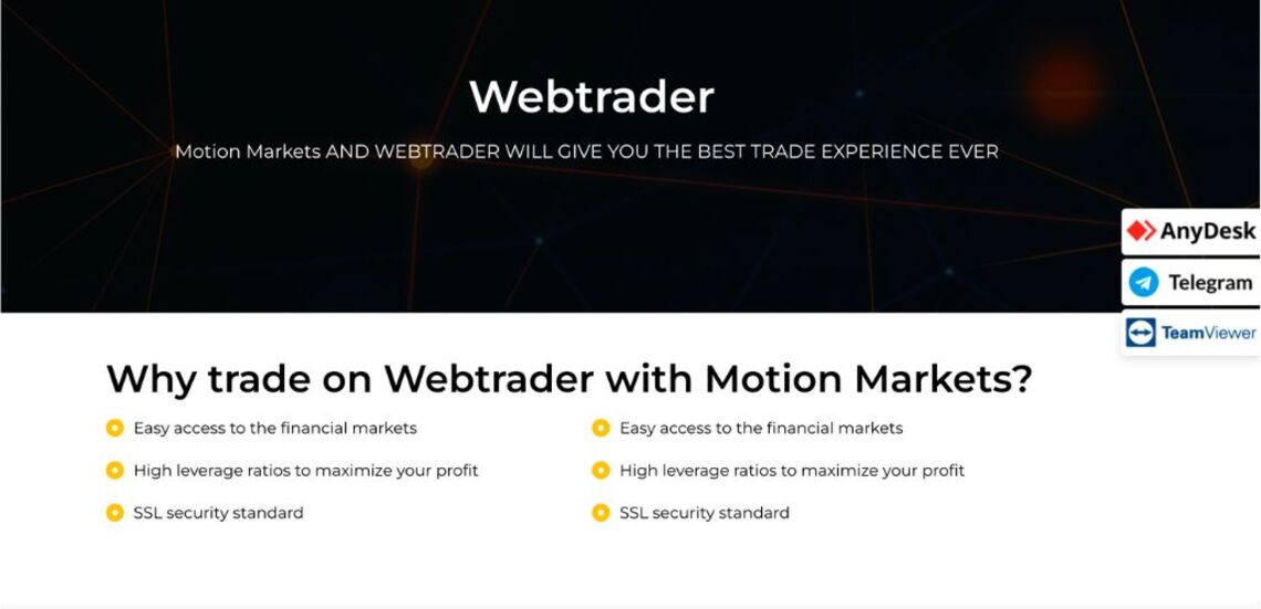 Motion Markets webtrader