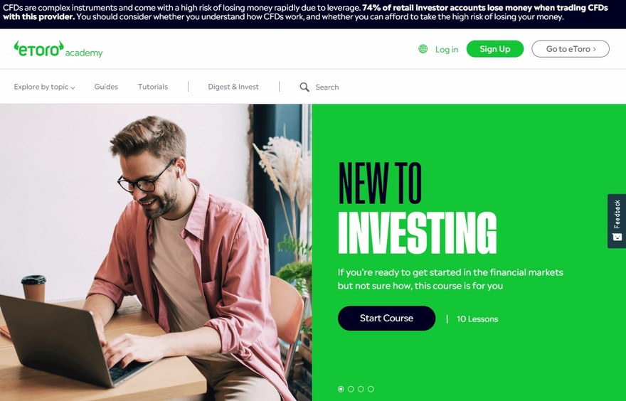 etoro Educational resourses