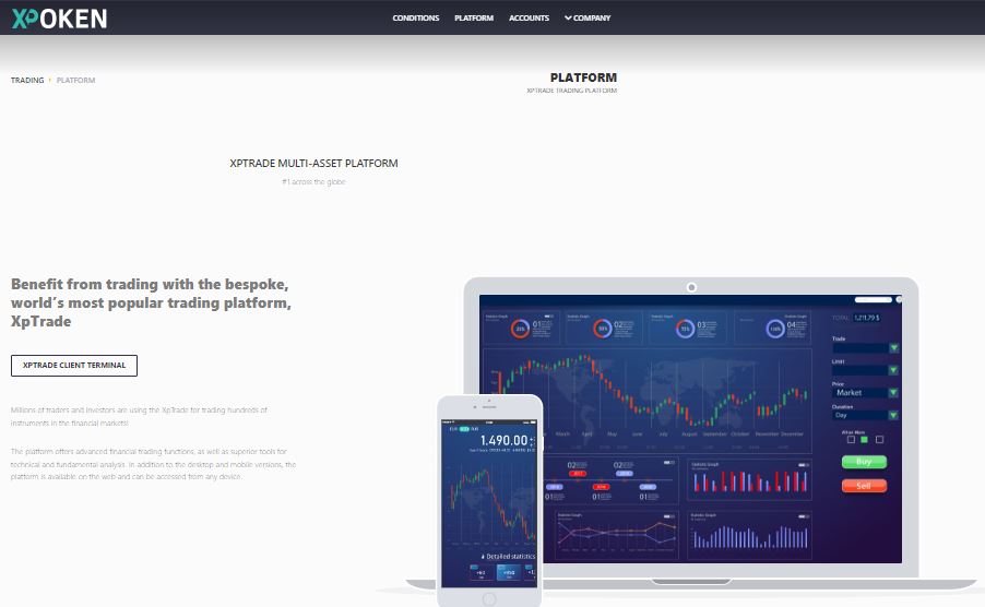 Xpoken Trading Platform