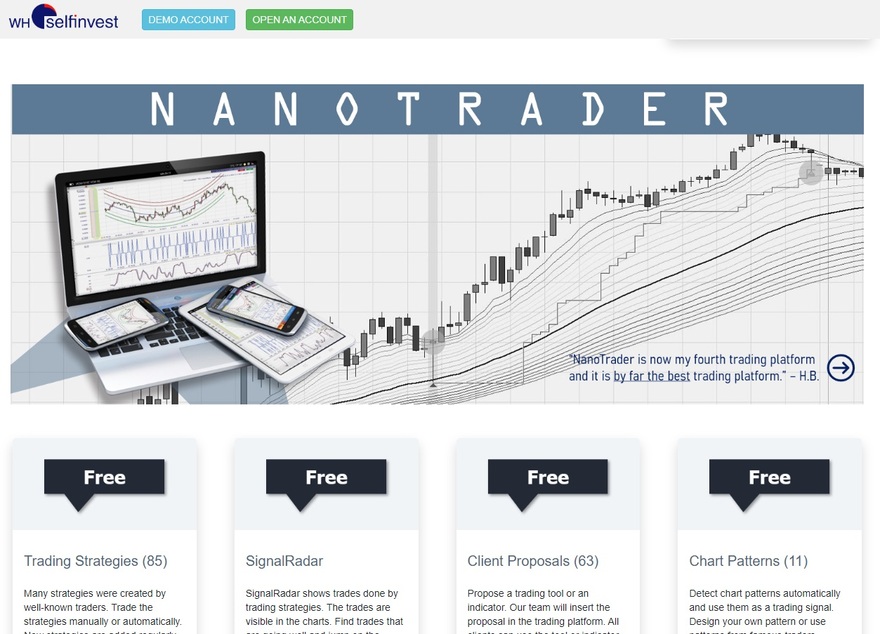 WHSelfInvest Nano Trader overview