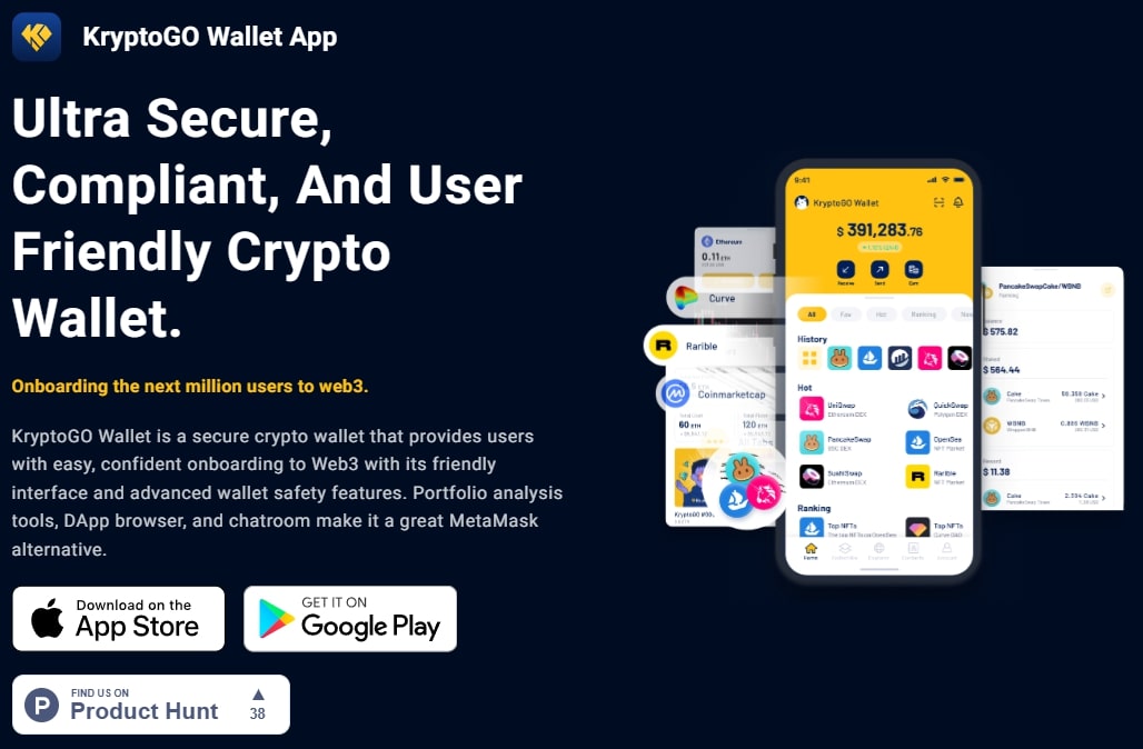 KryptoGO Wallet App
