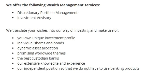 Andreas Capital Wealth Management Services