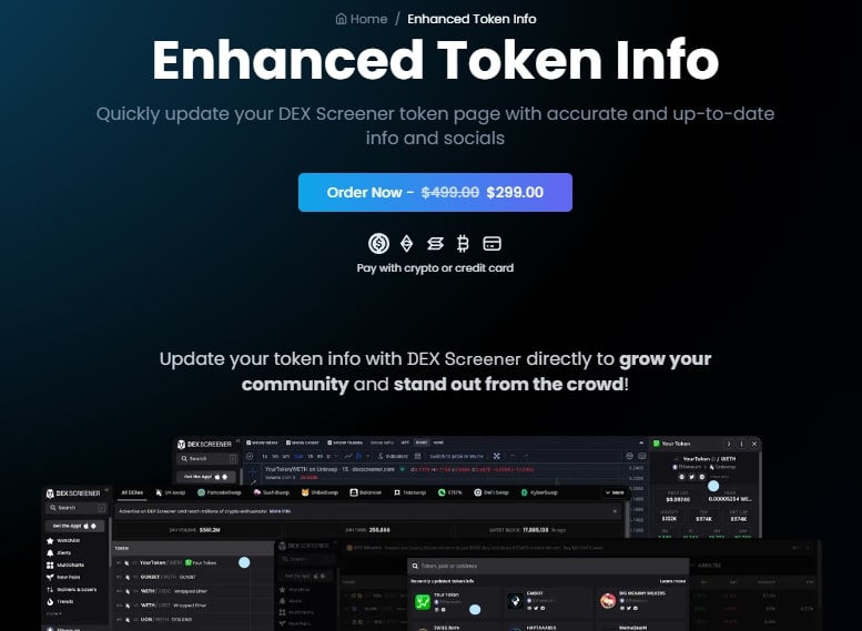 Dex Screener Enhanced Token Info