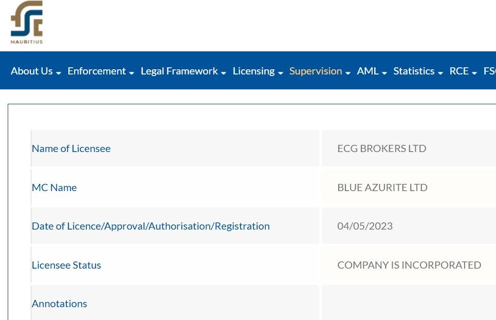 ECG Brokers Regulation