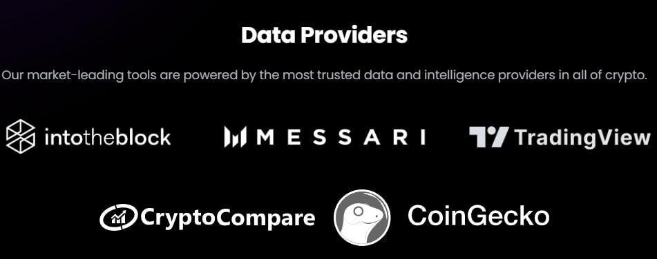 The Crypto App Data Providers