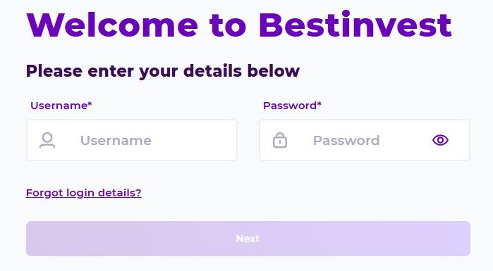 Bestinvest Login