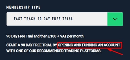 The free trial version of the course on Financial Markets Online is accompanied by a GOTCHA clause